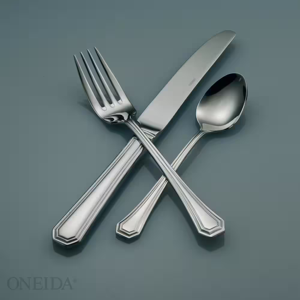 Oneida Lido 18/10 Stainless Steel Table Knives (Set of 12)