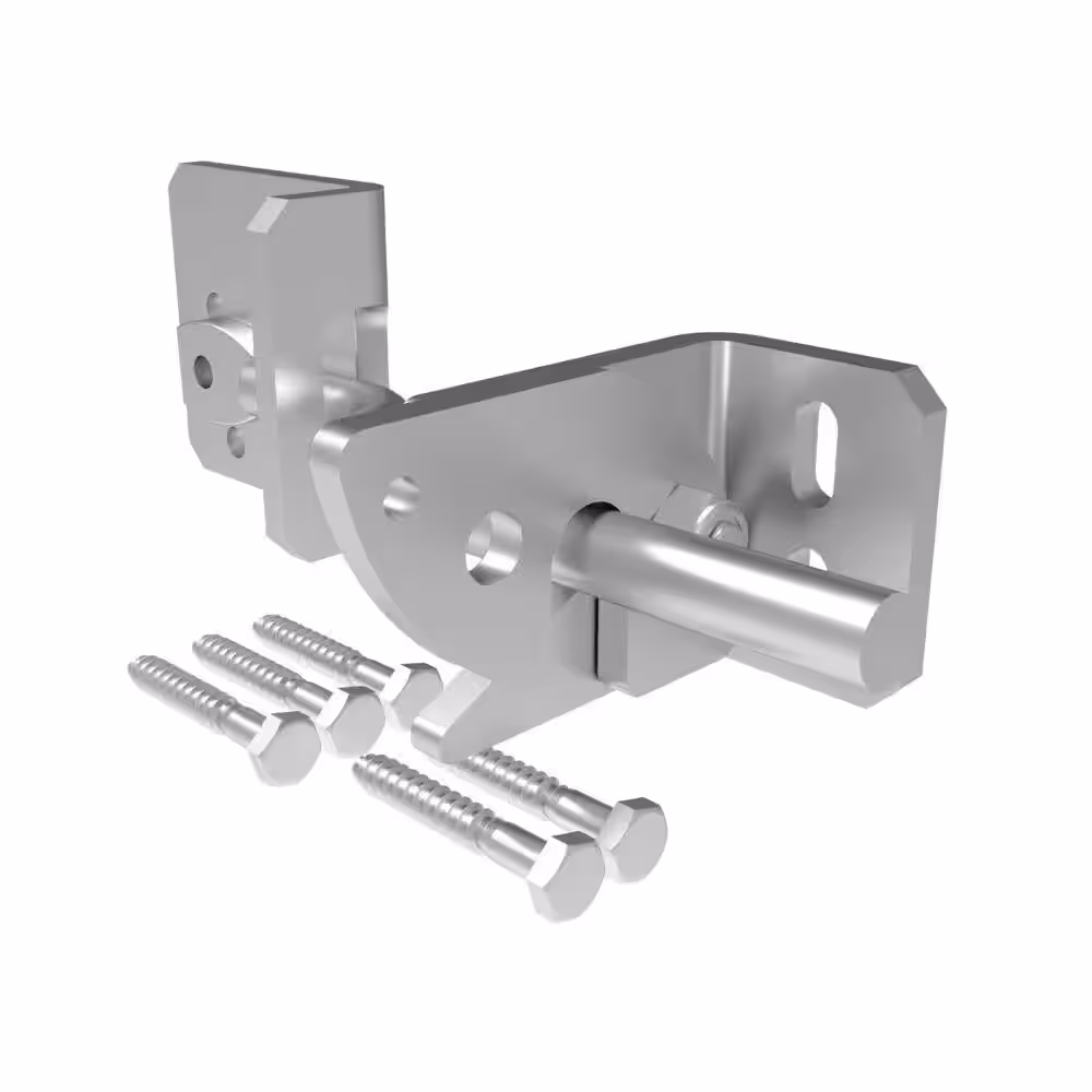 Barrette Outdoor Living 7.5 in. x 2.562 in. Heavy-Duty Zinc Floating Bar Gravity Latch