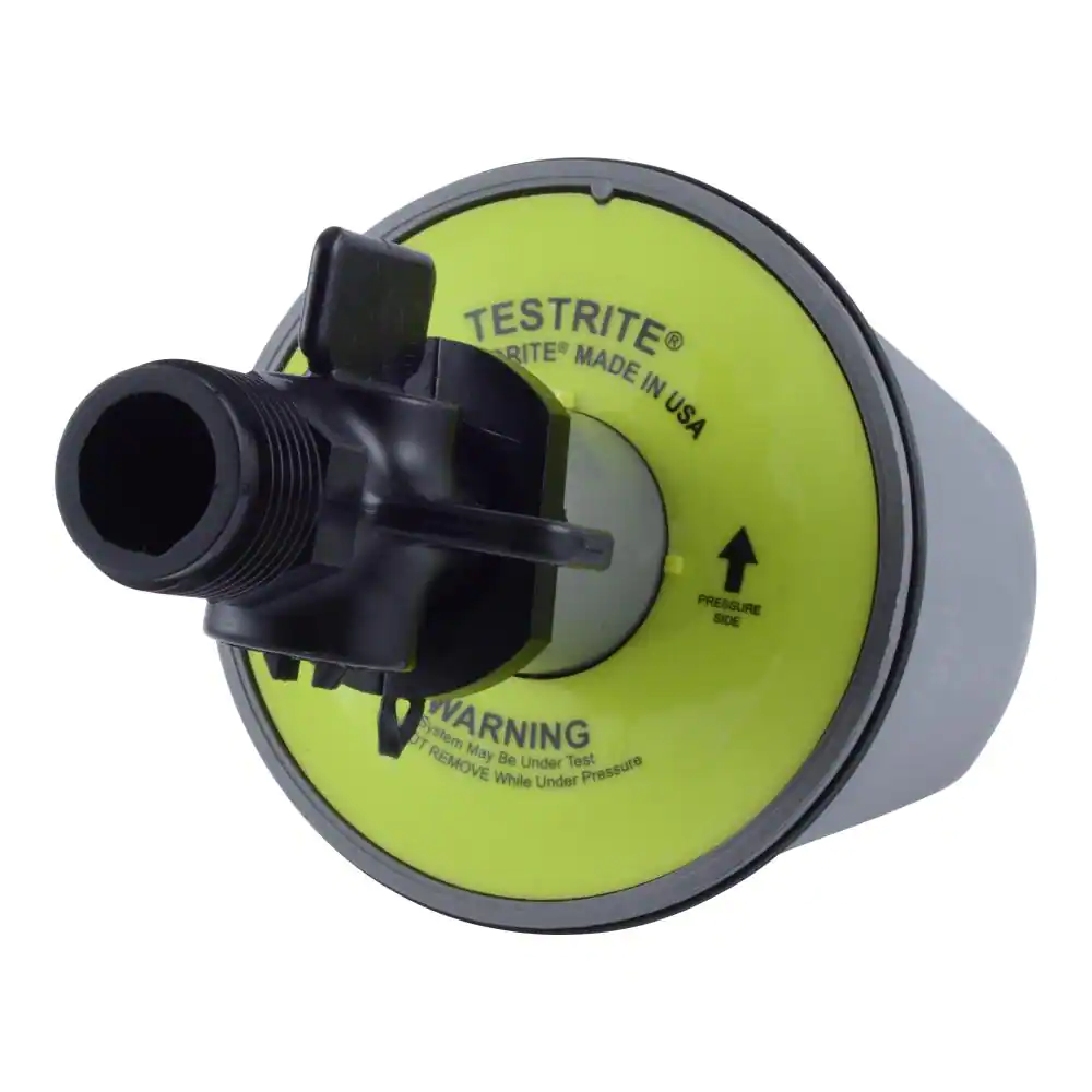 HOLDRITE Testrite 3 in. PVC Schedule 40 Test Plug with Valve Fitting