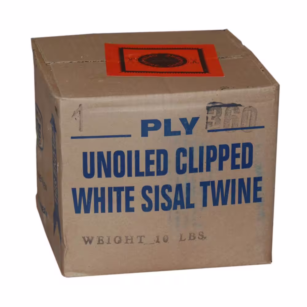 T.W. Evans Cordage 1/8 in. x 3600 ft. 1-Ply 360 Sisal Twine Tube
