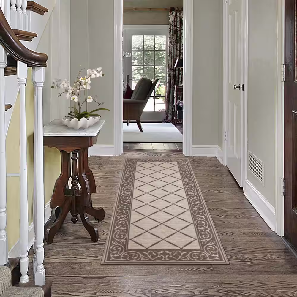 TrafficMaster Horchow Tan 2 ft. x 5 ft. Accent Rug