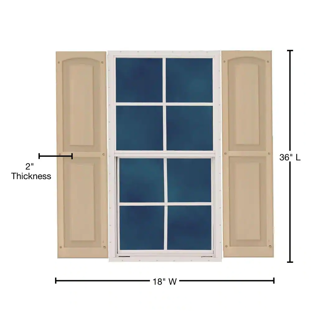 Best Barns 18 in. x 36 in. Single Hung Aluminum Windows