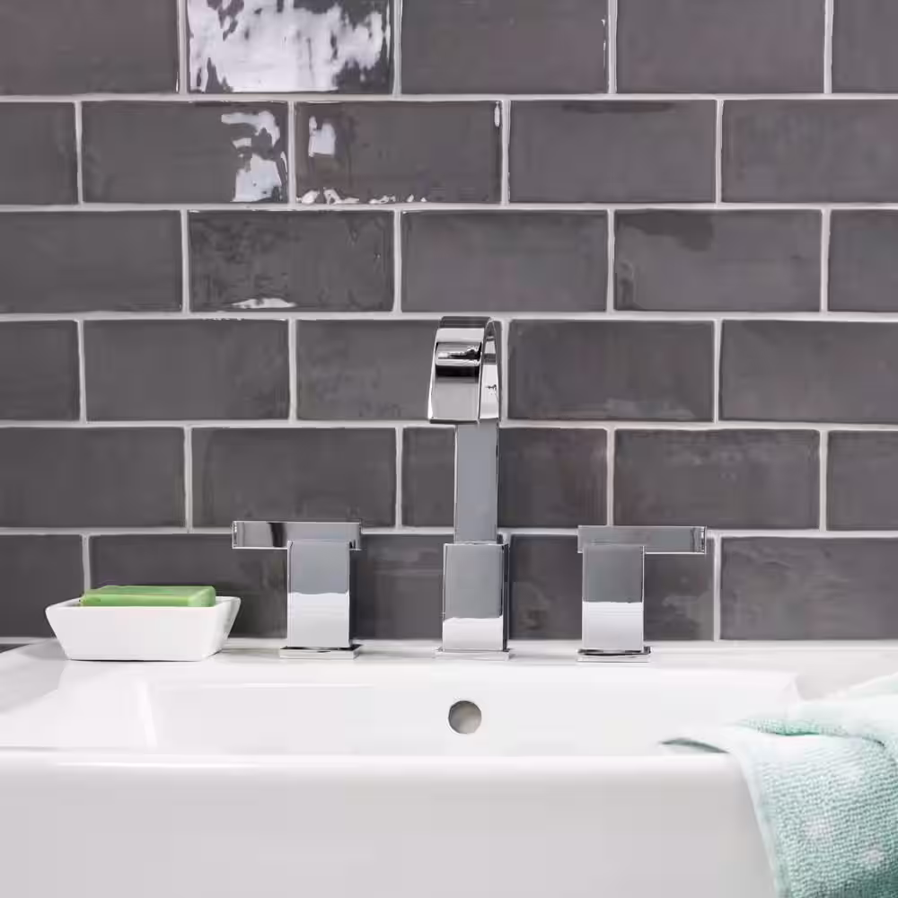 Ivy Hill Tile Catalina Driftwood 3 in. x 6 in. x 8 mm Polished Ceramic Subway Wall Tile (44-pieces/ 5.38 sq. ft. /case)