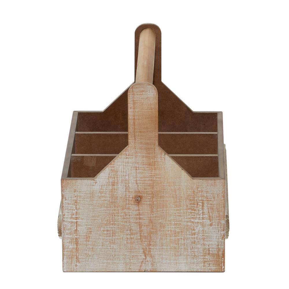 Litton Lane Brown Wood Boho Style Tray