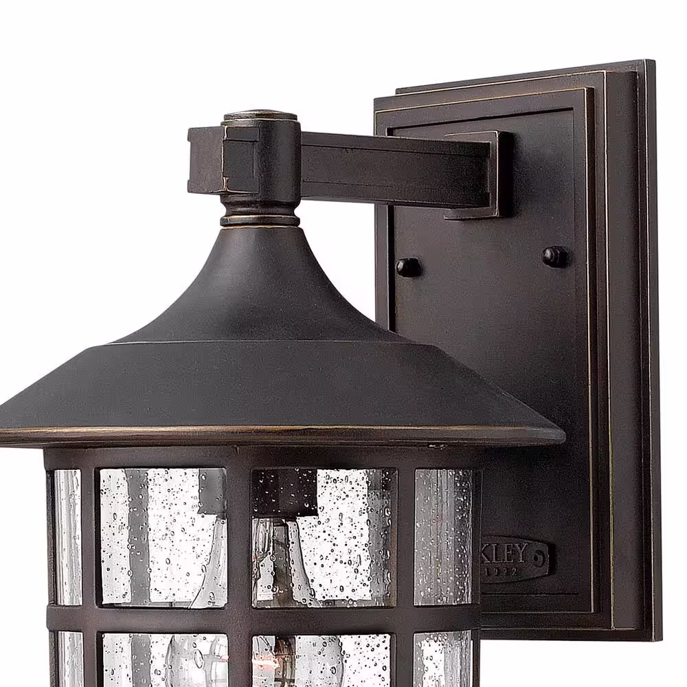 HINKLEY Hinkley Freeport Medium Outdoor Wall Mount Lantern, Oil Rubbed Bronze