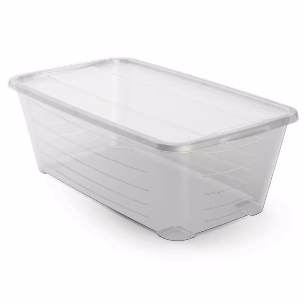 Life Story 12-Pair Clear Plastic Shoe Boxes