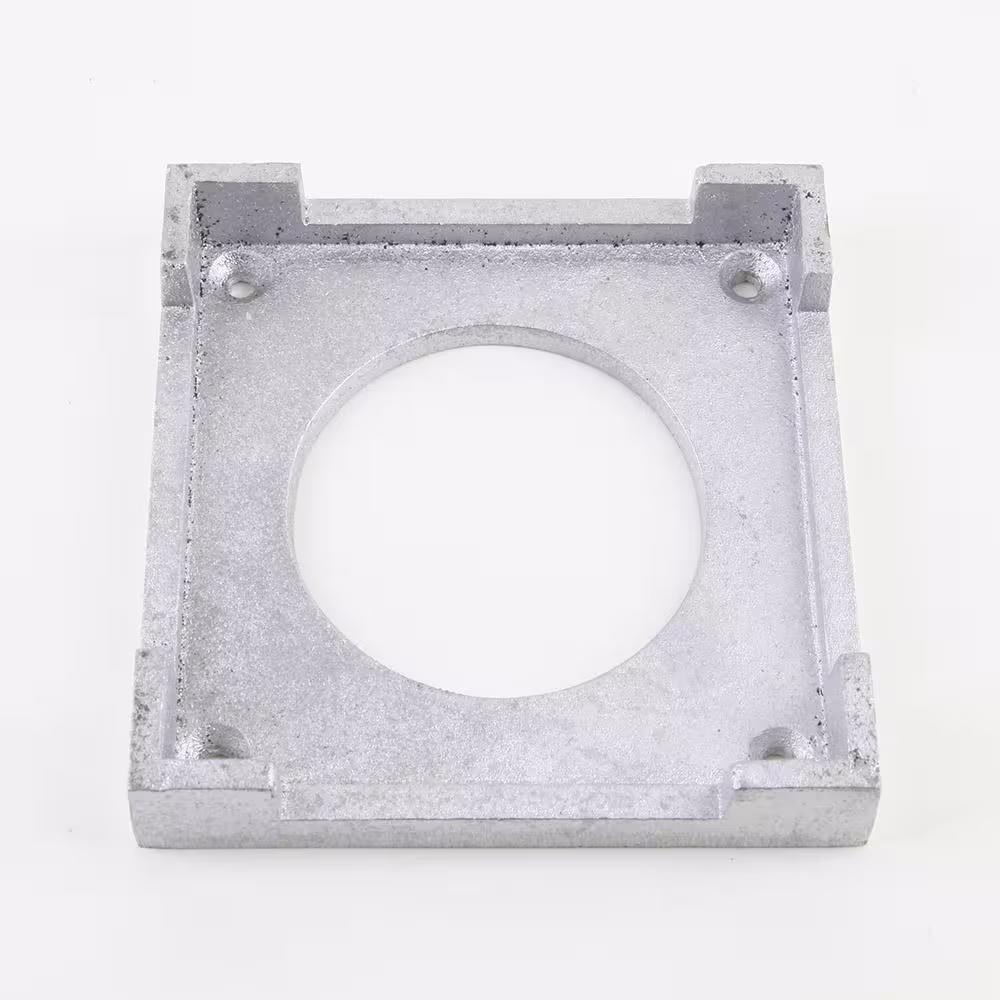 None 6 in. x 6 in. Aluminum Plinth Block (box of 2)
