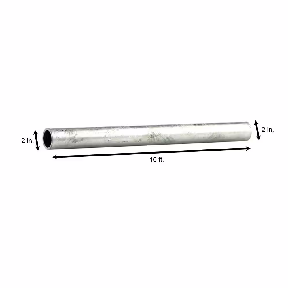 Southland 2 in. x 10 ft. Galvanized Steel Pipe
