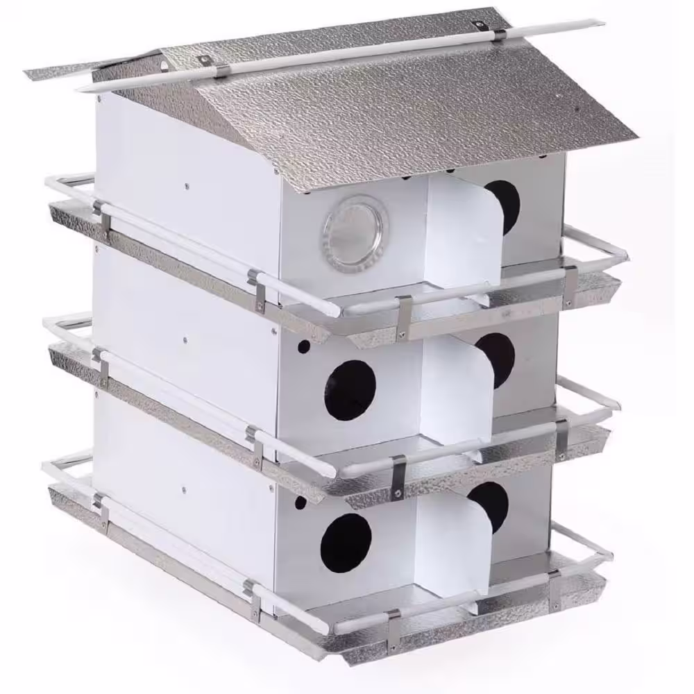 BIRDS choice Coates 3-Floor-12 Room Purple Martin House