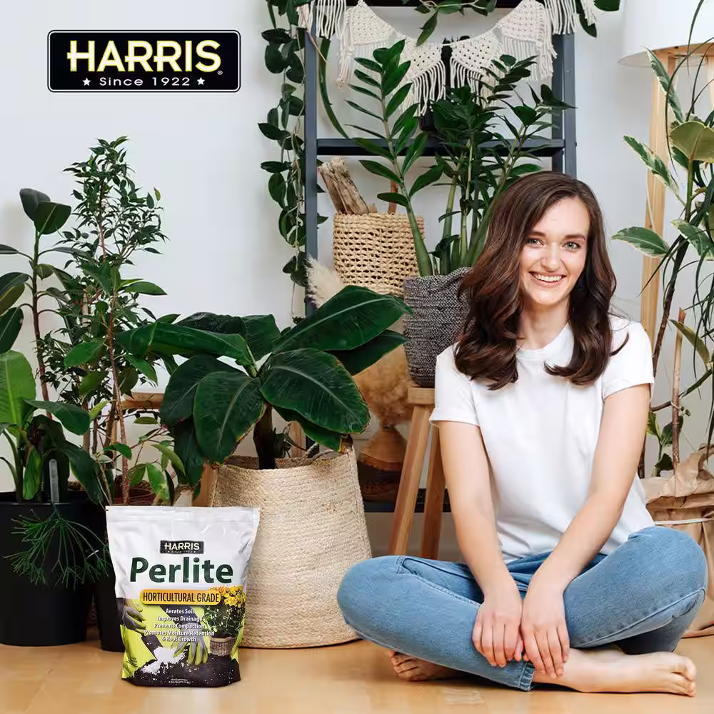 Harris 108 Gal. Expanding Coco Coir Pith (48 Brick/12-Pack) & 8 Dry Qt. Premium Horticultural Perlite