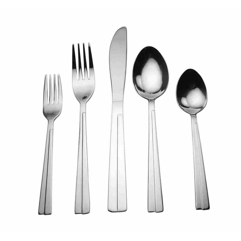 None Madina 20-Piece Flatware Set made with high quality stainless steel by David Shaw (Service for 4)