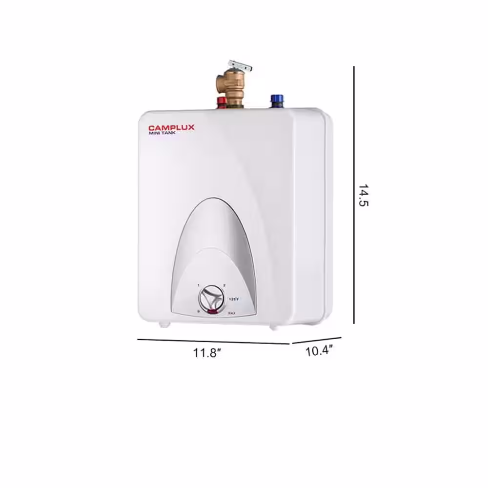 CAMPLUX ENJOY OUTDOOR LIFE Camplux 2.5 gal. Residential Point of Use Mini Tank Electric Water Heater