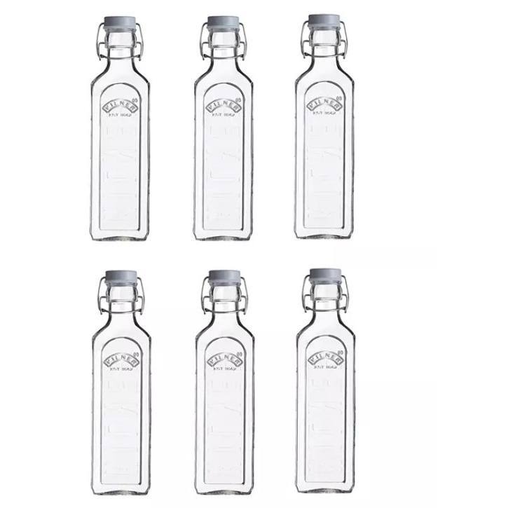 KILNER Bottle Clip Top Bottle 20 oz. (Set of 6)