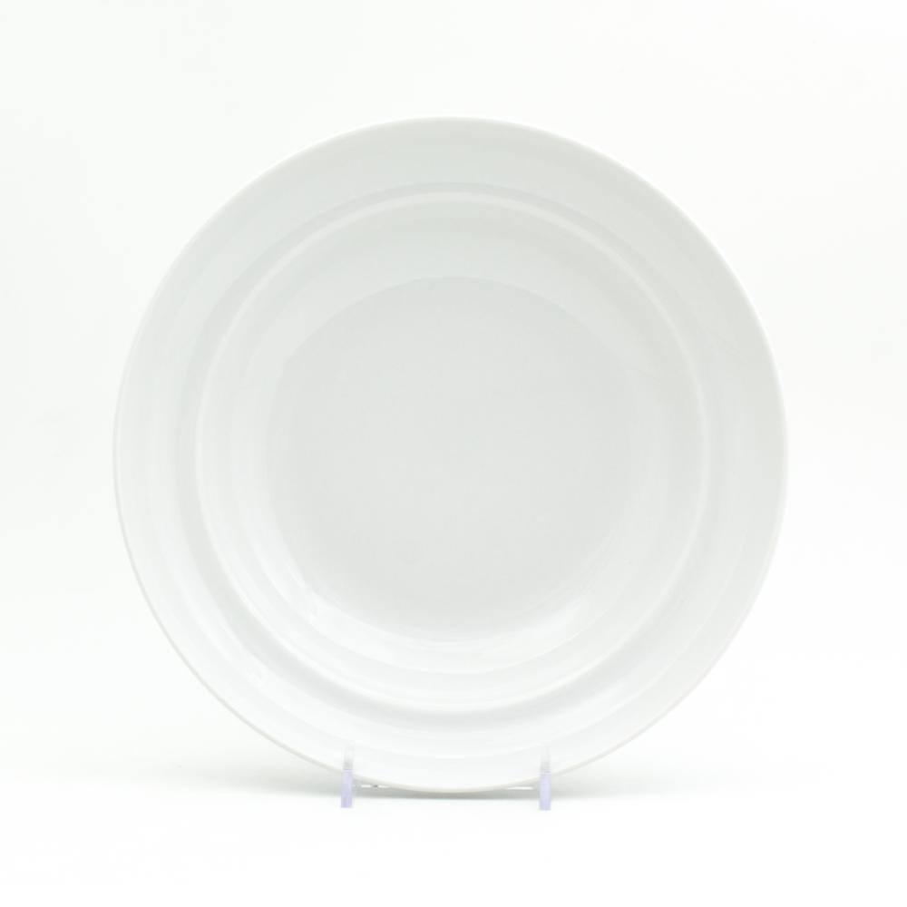 Euro Ceramica Essential 9 in. White Pasta Bowl Set (4-Piece)