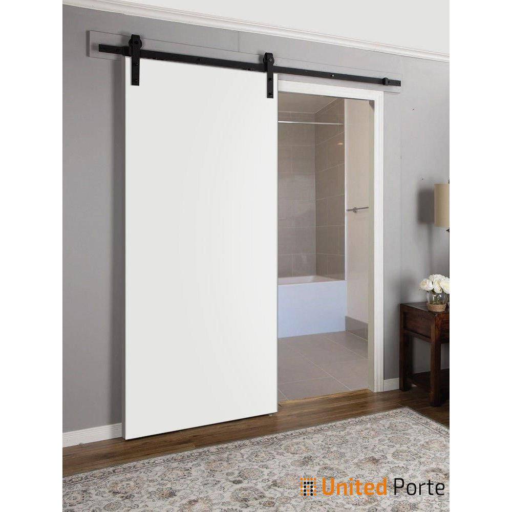Sartodoors 0010 30 in. x 80 in. Flush No Bore Solid Core White Finished Pine Wood Interior Door Slab