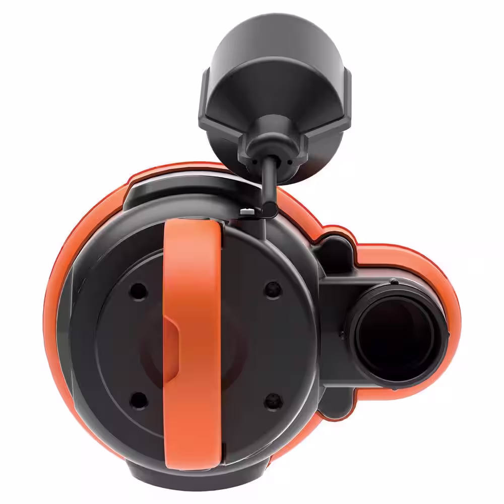 BLACK+DECKER 1/3 HP Submersible Sump Pump,Tethered Switch