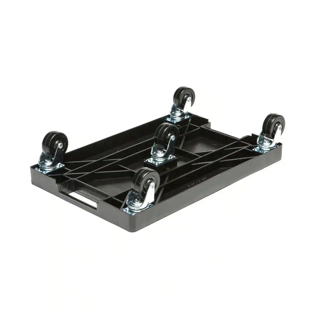 Devault Enterprises 16 in. x 11 in. Multi-Purpose Black Garage Dolly/Caddy