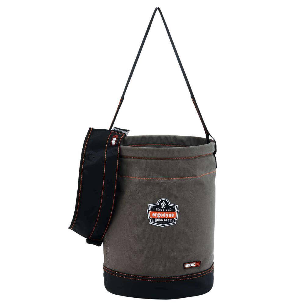 Ergodyne Arsenal 12.5 in. Tool Bucket with Top, Gray Canvas