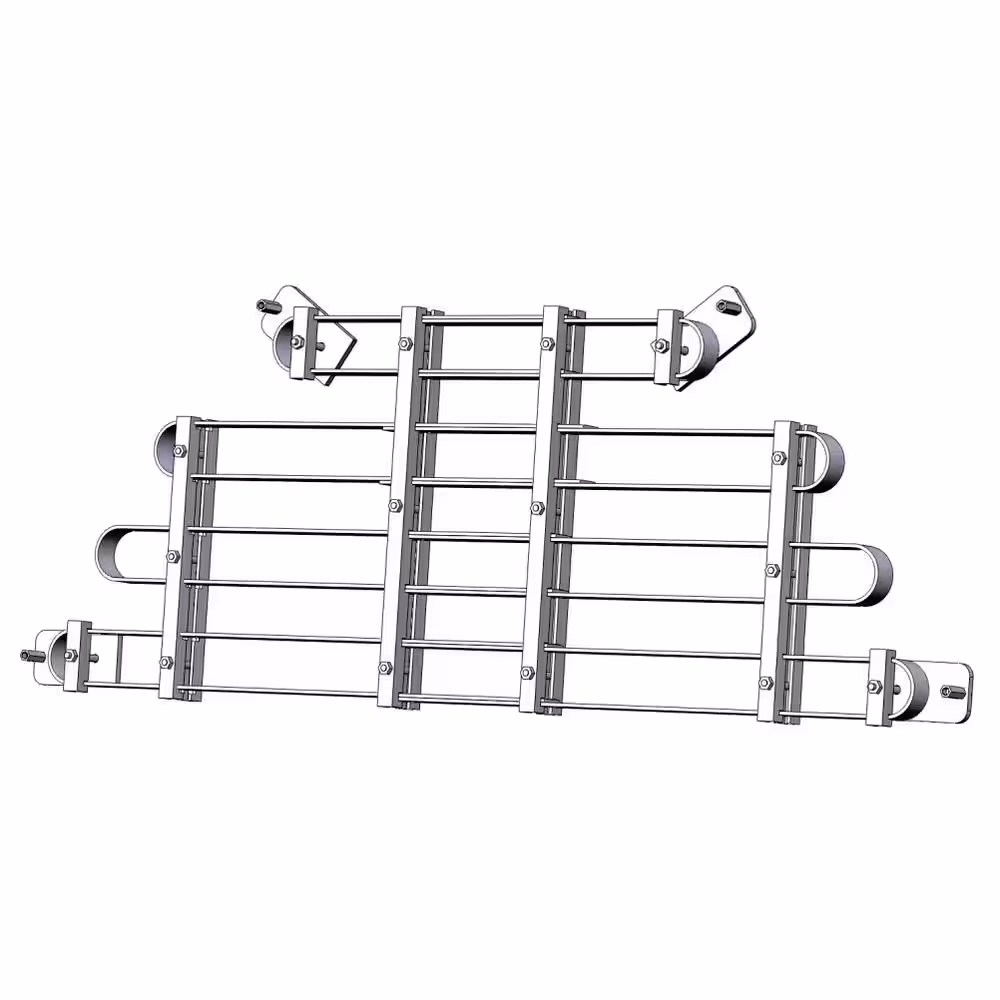 Adjust-A-Grate 15 - 18 in. x 30 - 40 in. Adjustable Aluminum Window Well Grate