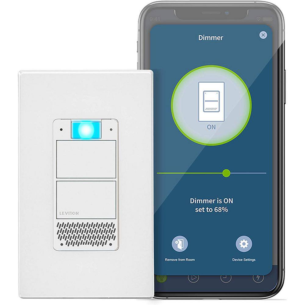 Leviton Decora Smart Wi-Fi Voice Dimmer with Amazon Alexa Built-In No Hub Required