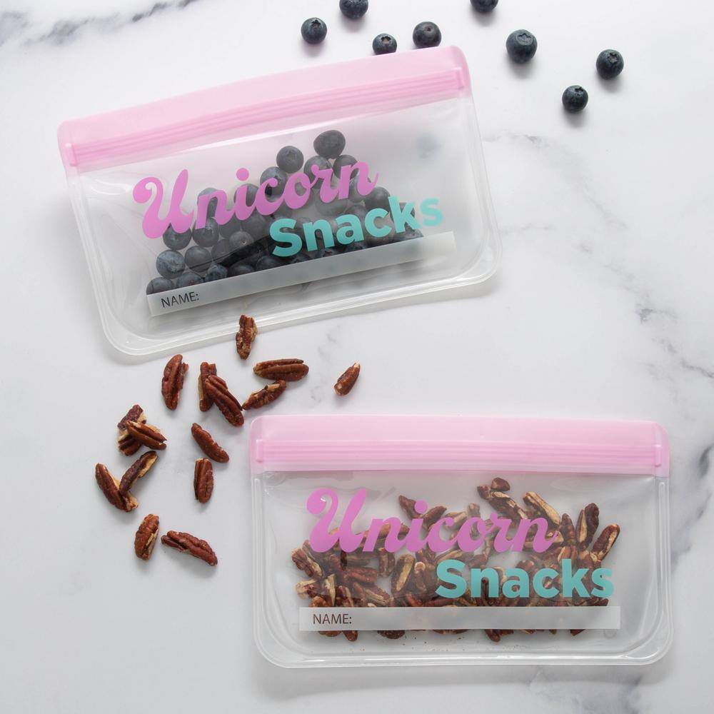 None UNICORN SNACK BAG EVA 8 in. x 4.9 in. 2PK