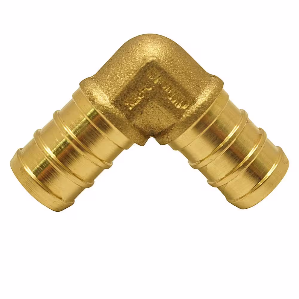 Apollo 1/2 in. Brass PEX-B Barb 90 Elbow (10-Pack)