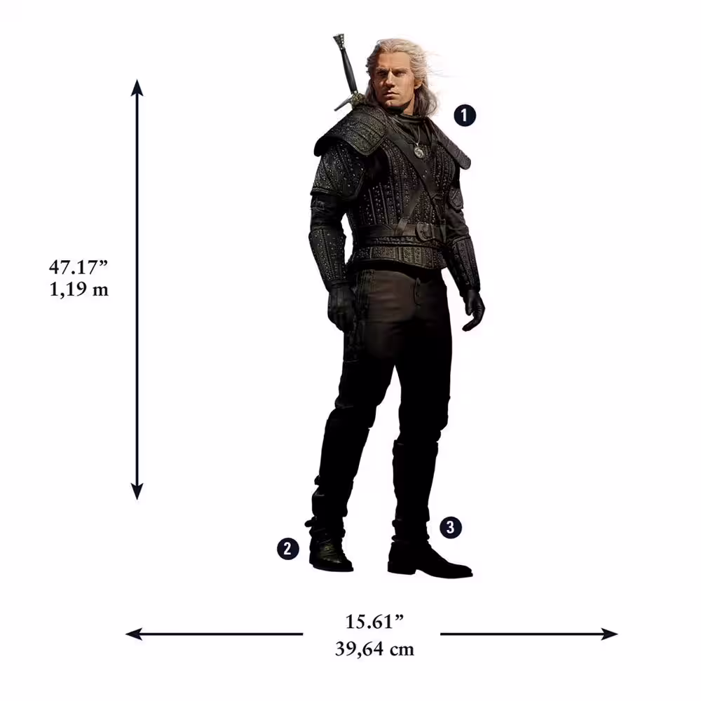 RoomMates The Witcher Geralt Giant Multi-Colored Wall Decal