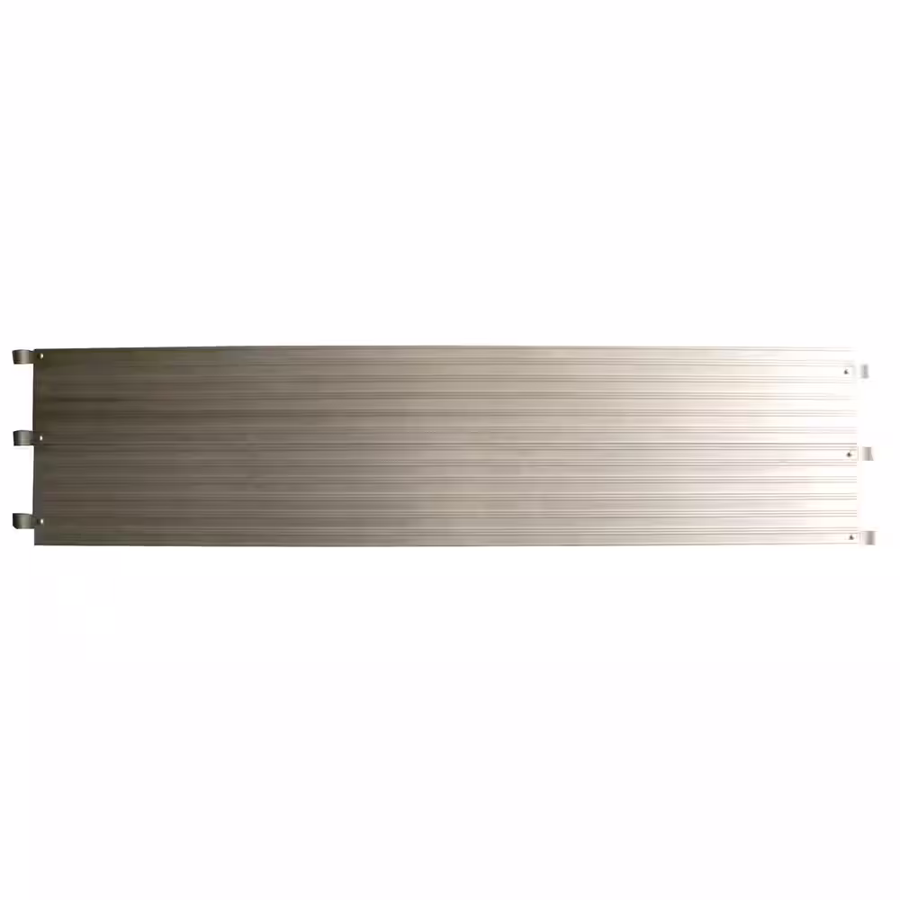 PRO-SERIES 7 ft. x 1.5 ft. x .19 ft. Aluminum Scaffold Walk Board