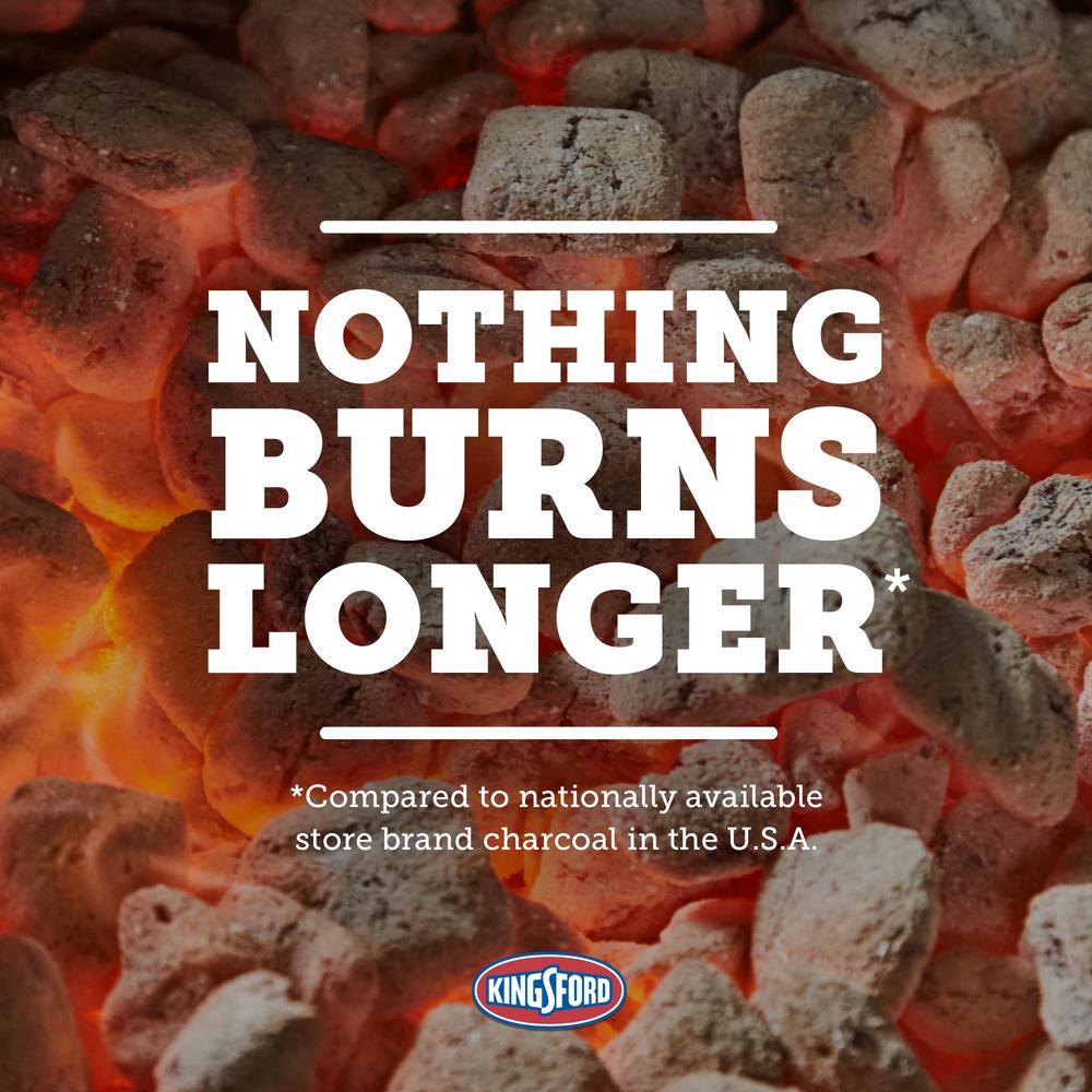 Kingsford 16 lbs. Original BBQ Smoker Charcoal Grilling Briquettes w/Smokin' Champ Charcoal Grill Offset Smoker in Black (2-Pack)