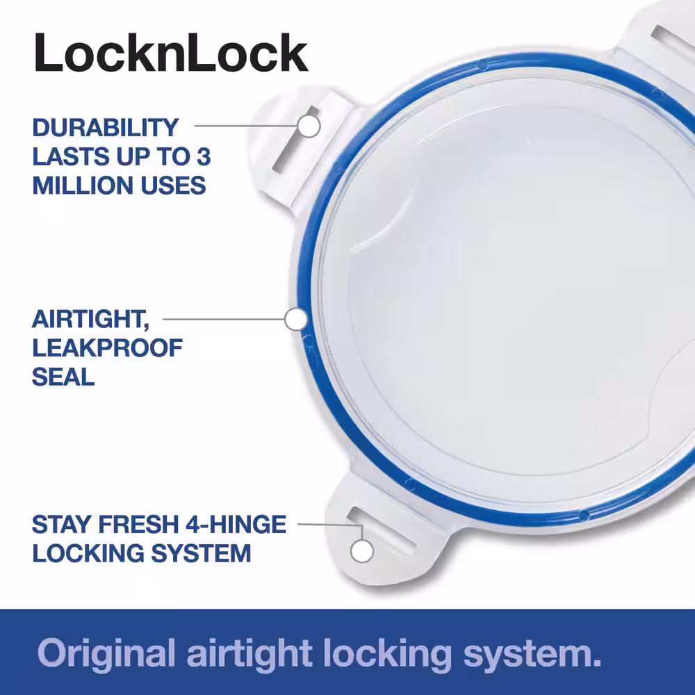 LocknLock Nestables 40-Piece Food Storage Container Set