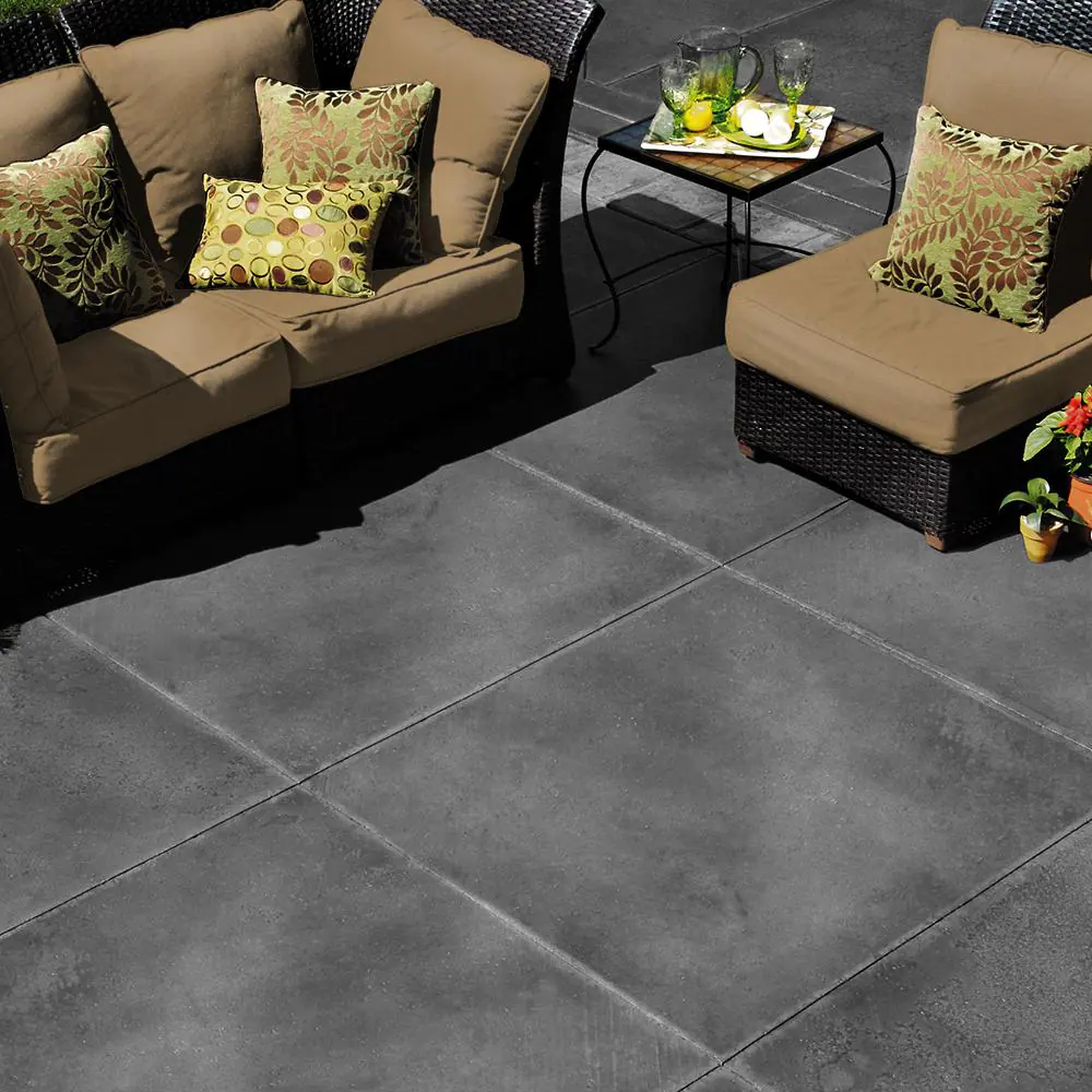 BEHR PREMIUM 1 gal. #DCS-828 Arctic Black Semi-Transparent Flat Interior/Exterior Decorative Concrete Stain