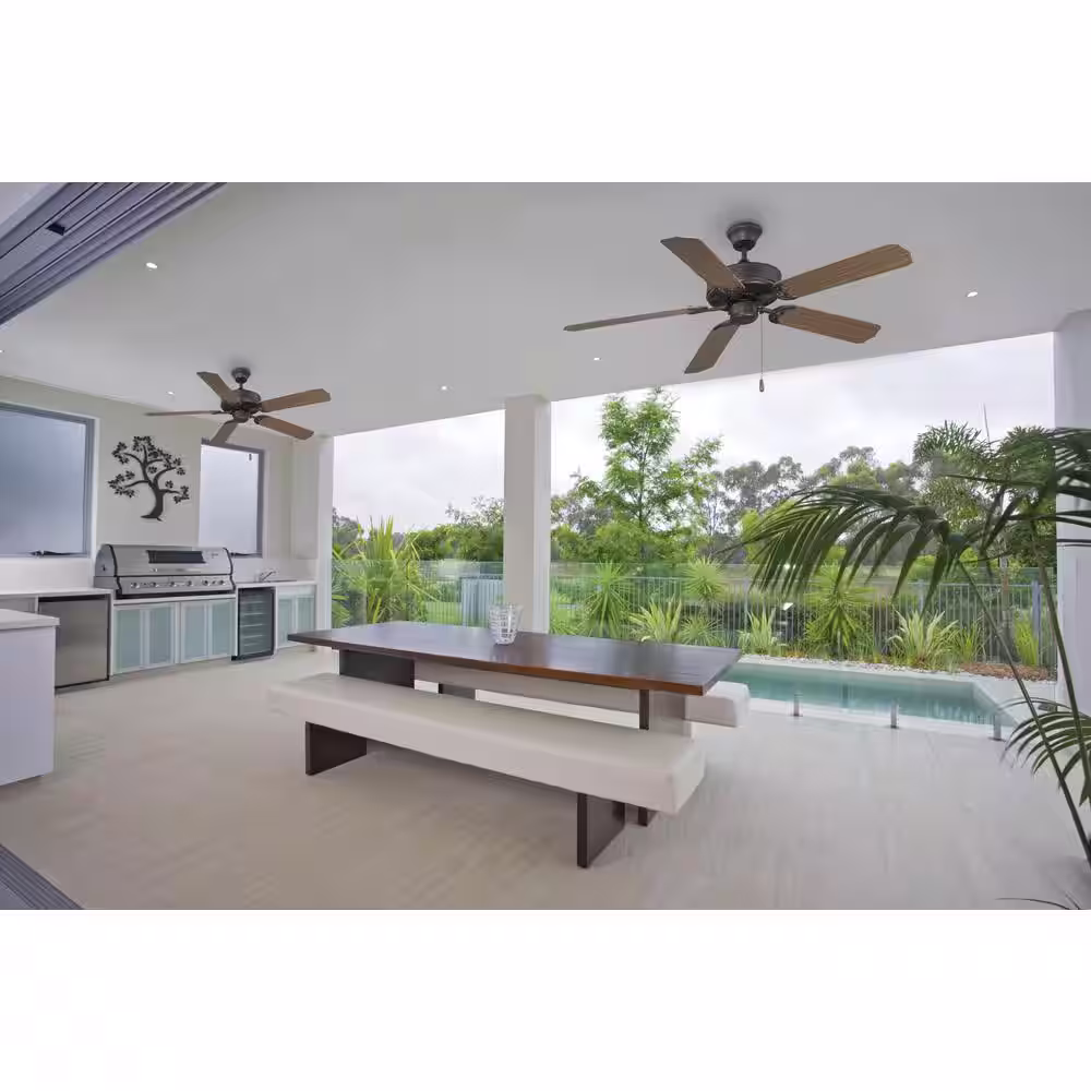 Savoy House Nomad 52 in. Indoor/Outdoor English Bronze Ceiling Fan with Reversible Motor