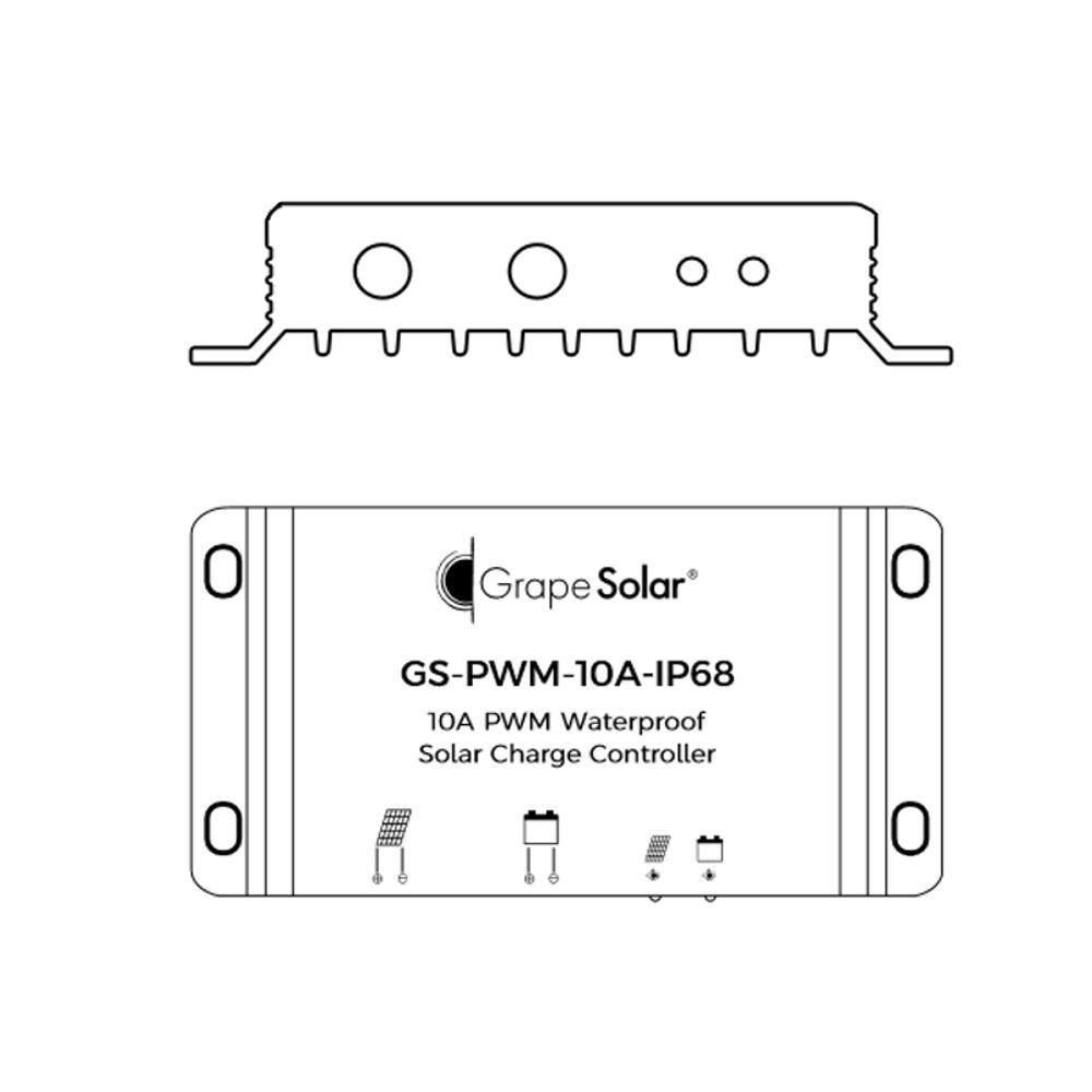 Grape Solar 100-Watt Solar Panel Off-Grid Charging Kit