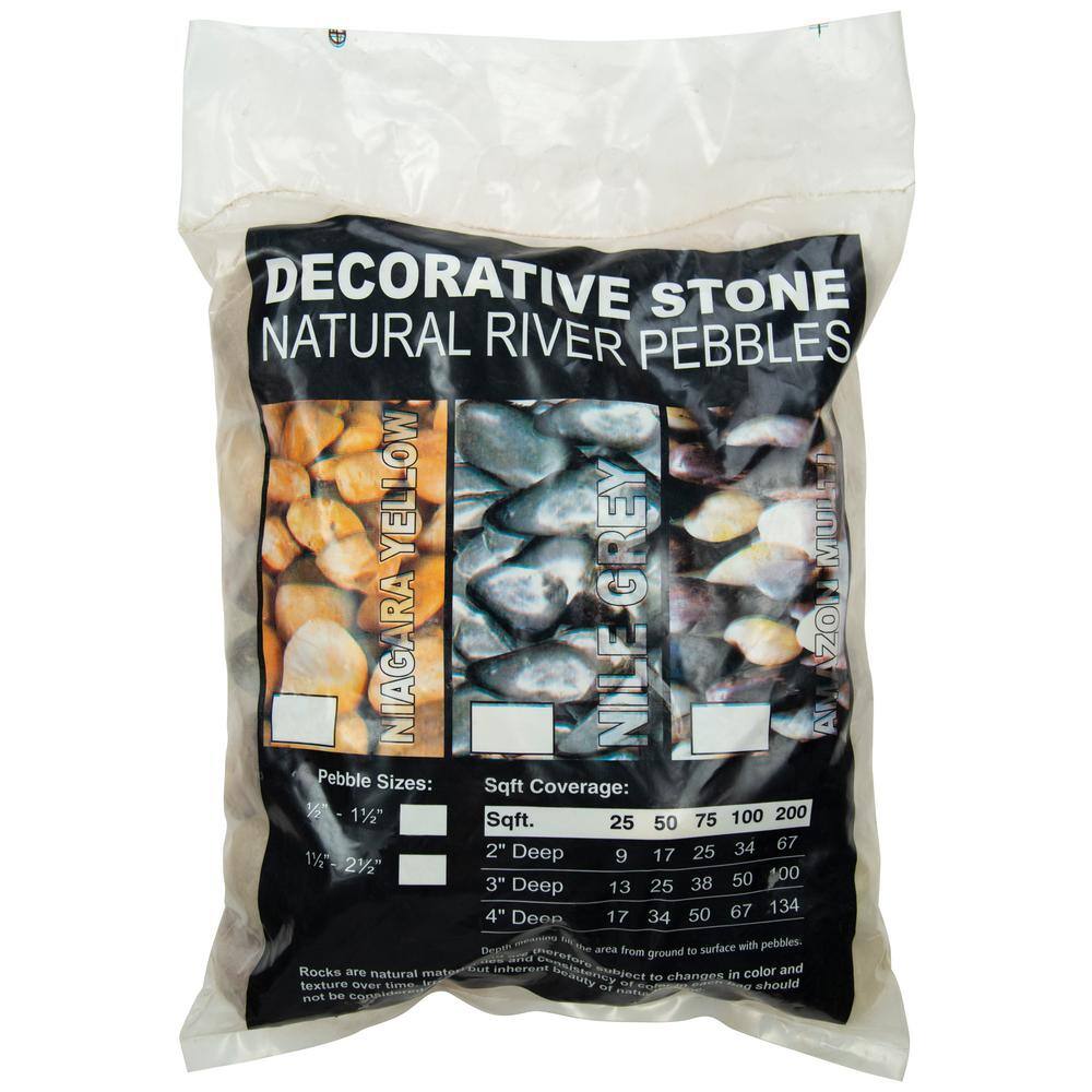 MSI Niagara Yellow 0.5 cu. ft. per Bag (0.25 in. to 1.25 in.) Bagged Landscape Rock (55 bags / Covers 22.5 cu. ft.)