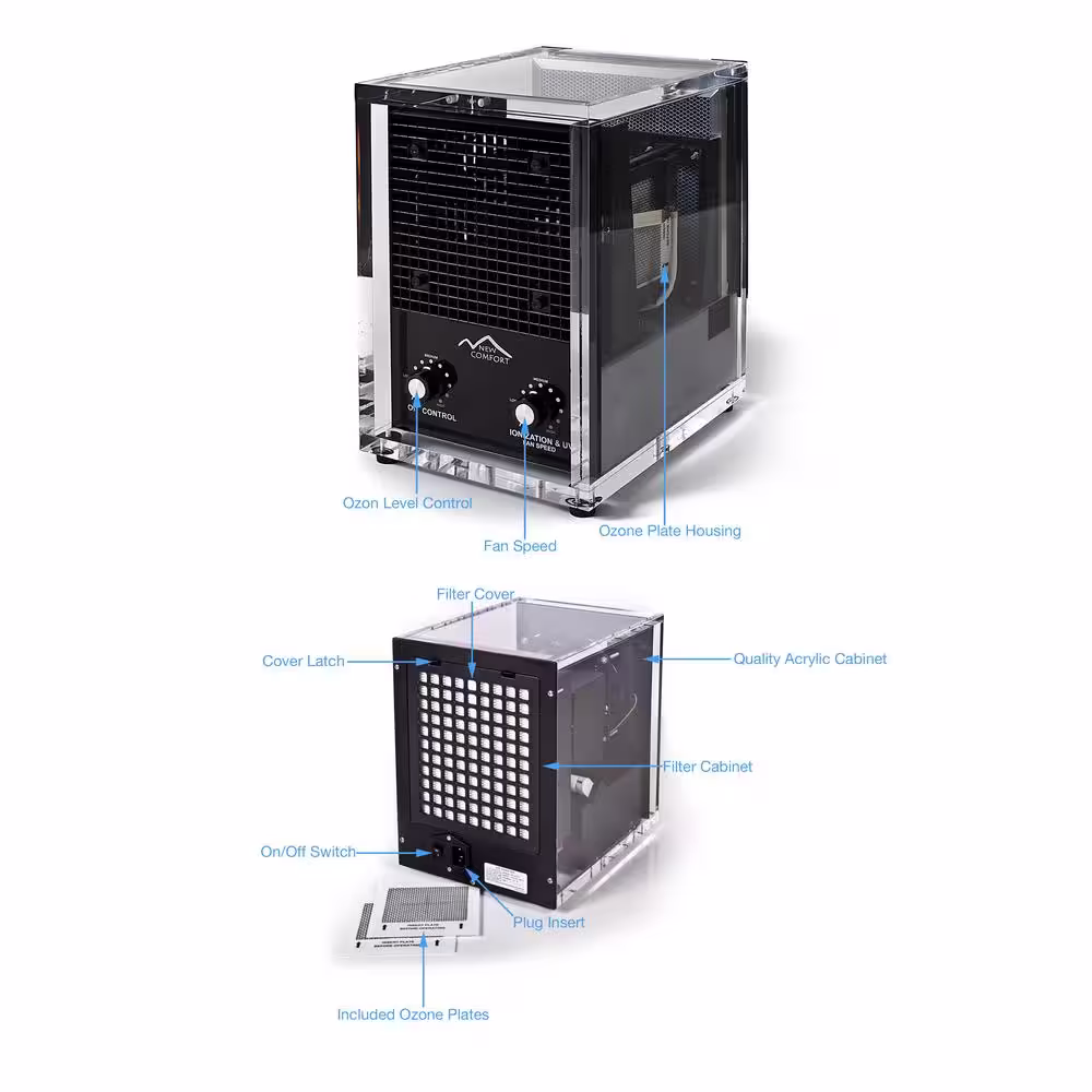 New Comfort CA 3500 Ozone Generator and 6 Stage Air Purifier