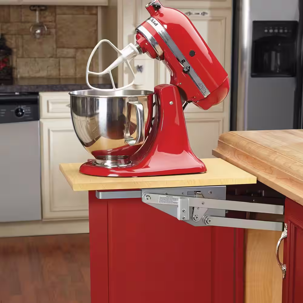 Rev-A-Shelf 22.5 in. D x 12 in. W x 20.63 in. H Mechanical Appliance Lift Mechanism with Soft Close