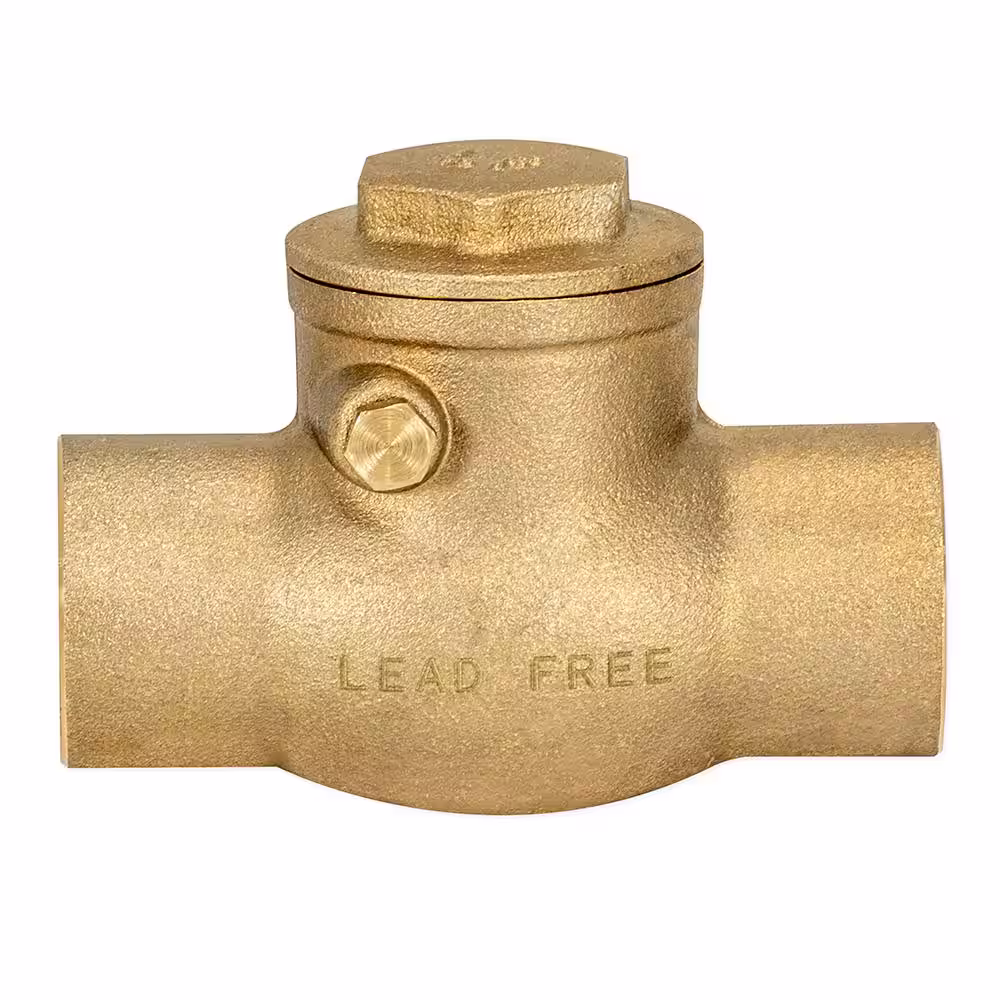 EZ-FLO 3/4 in. Brass C x C Sweat Swing Check Valve