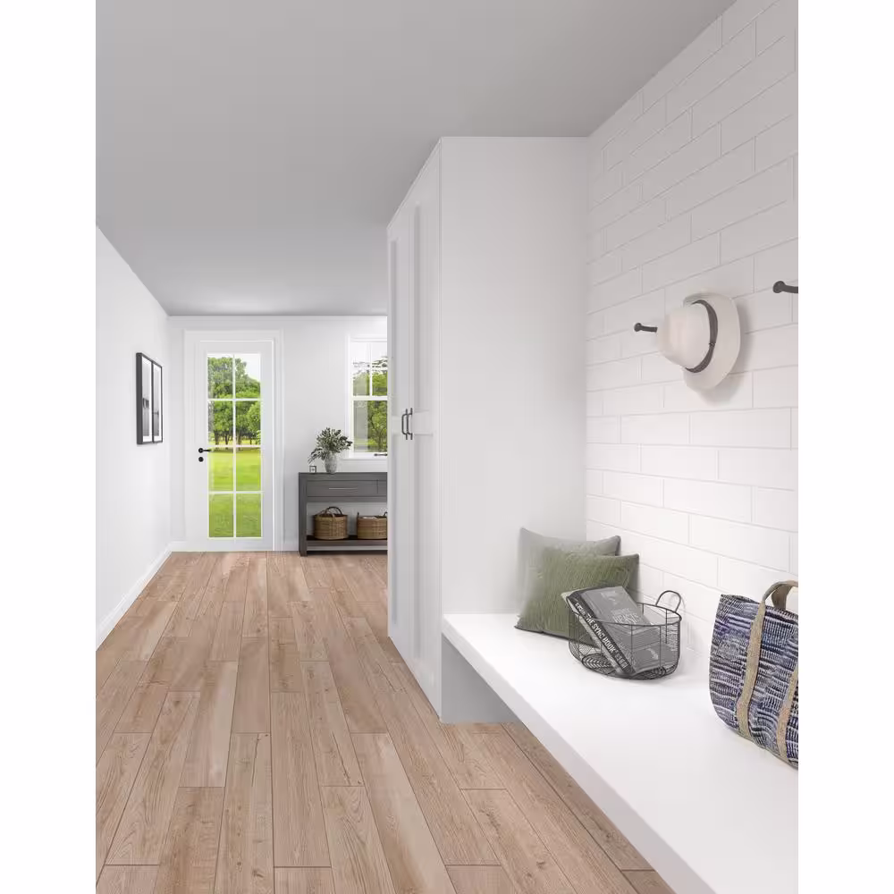 Daltile Vitruvian White Matte 4 in. x 16 in. Glazed Ceramic Wall Tile (14.64 sq.ft./Case)