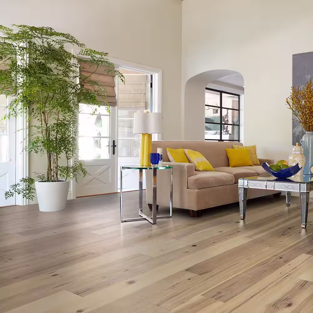 Malibu Wide Plank Camino Hickory 3/8 in. T x 6.5 in. W Water Resistant Wire Brushed Engineered Hardwood Flooring (23.6 sq. ft./case)