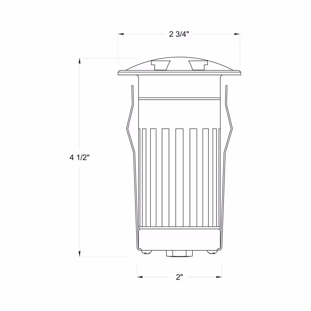 HINKLEY Flare Low Voltage Stainless Steel Metallic LED in Ground Well Light