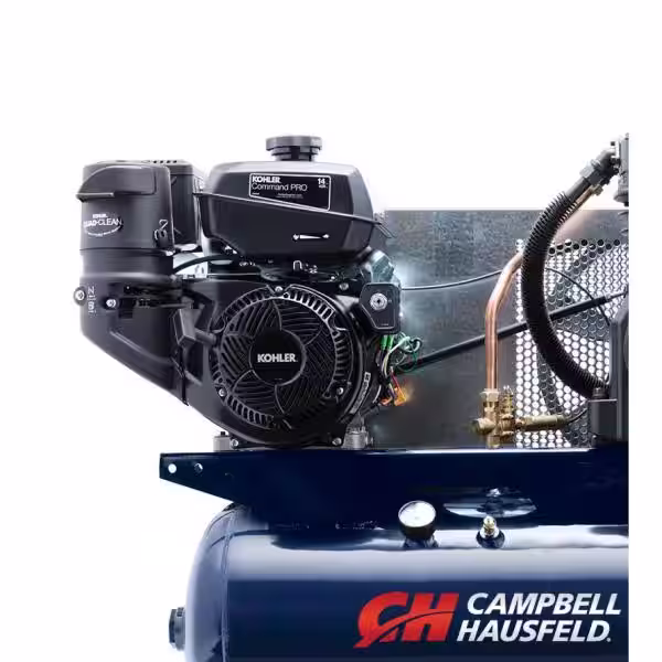 Campbell Hausfeld 30 gal. Horizontal 26.1CFM 14HP Kohler Two Stage Stationary Gas Engine Air Compressor