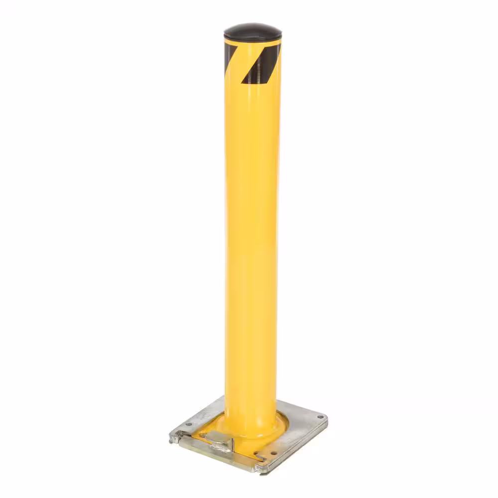 Vestil 36 in. X 4.5 in. Surface Mounted Steel Pipe Safety Bollard