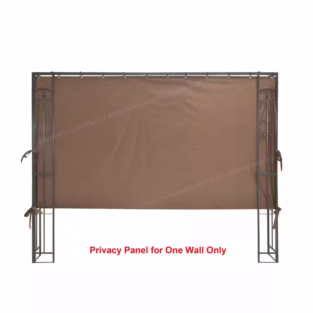 APEX GARDEN 8 ft. Gazebo Privacy Curtain Side Wall Panel (1-Sided Panel Only)