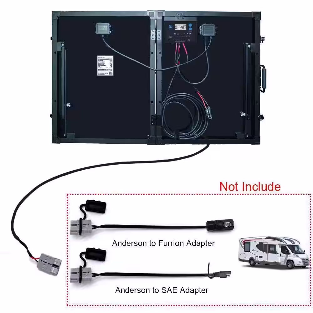 ACOPower 100-Watt Portable Briefcase OffGrid Solar Panel Kit with ProteusX 20-Amp Charge Controller
