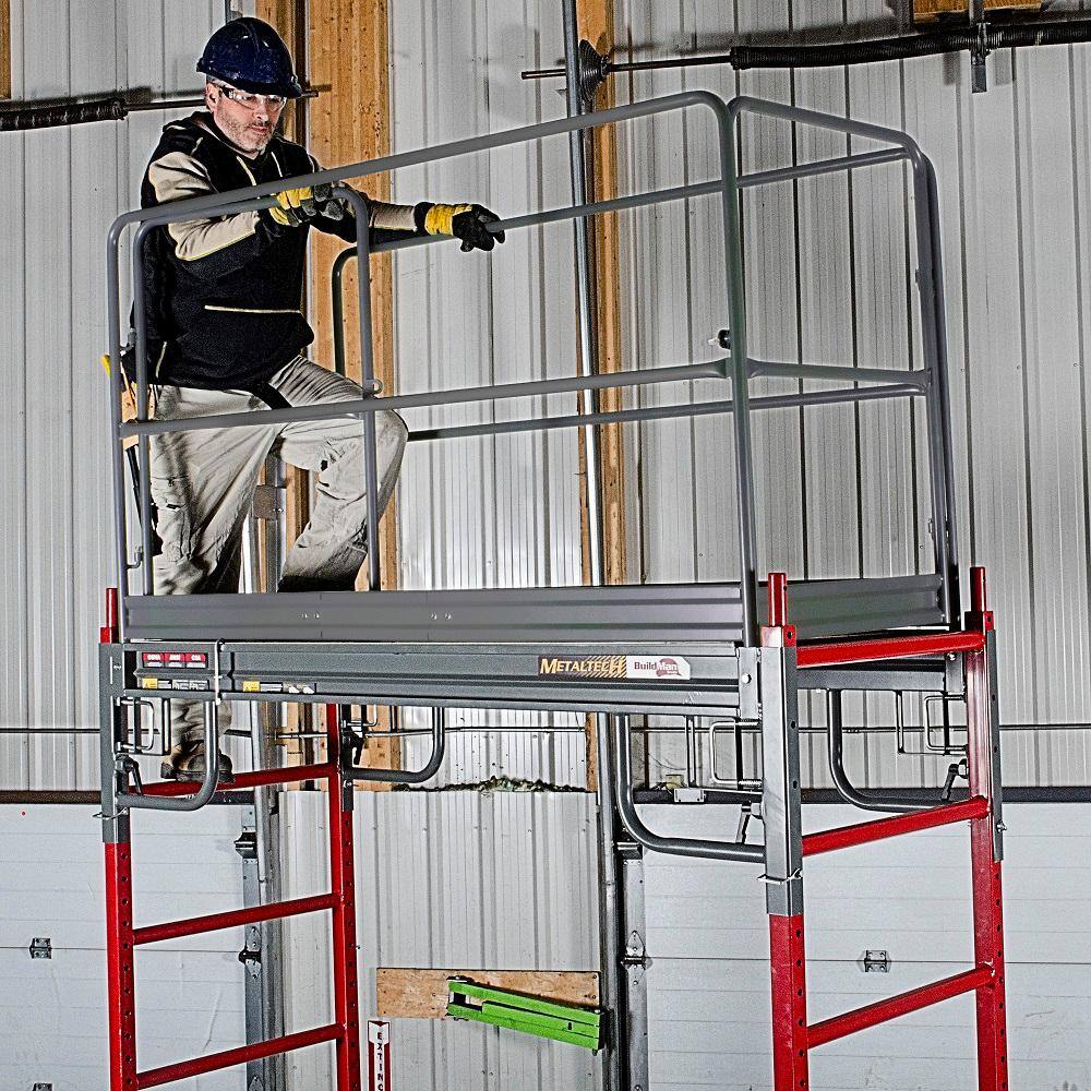 MetalTech Guardrails System for 6 ft. Buildman Baker Scaffold