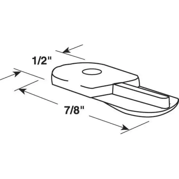 Prime-Line Window Screen Clips, White Plastic (8-pack)