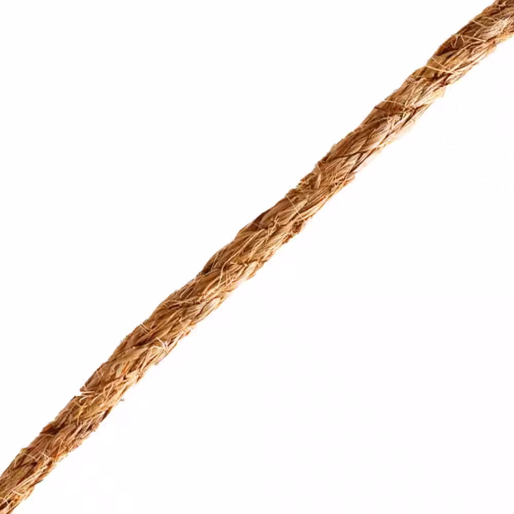 Everbilt 1/2 in. x 200 ft. Manila Twist Rope, Natural