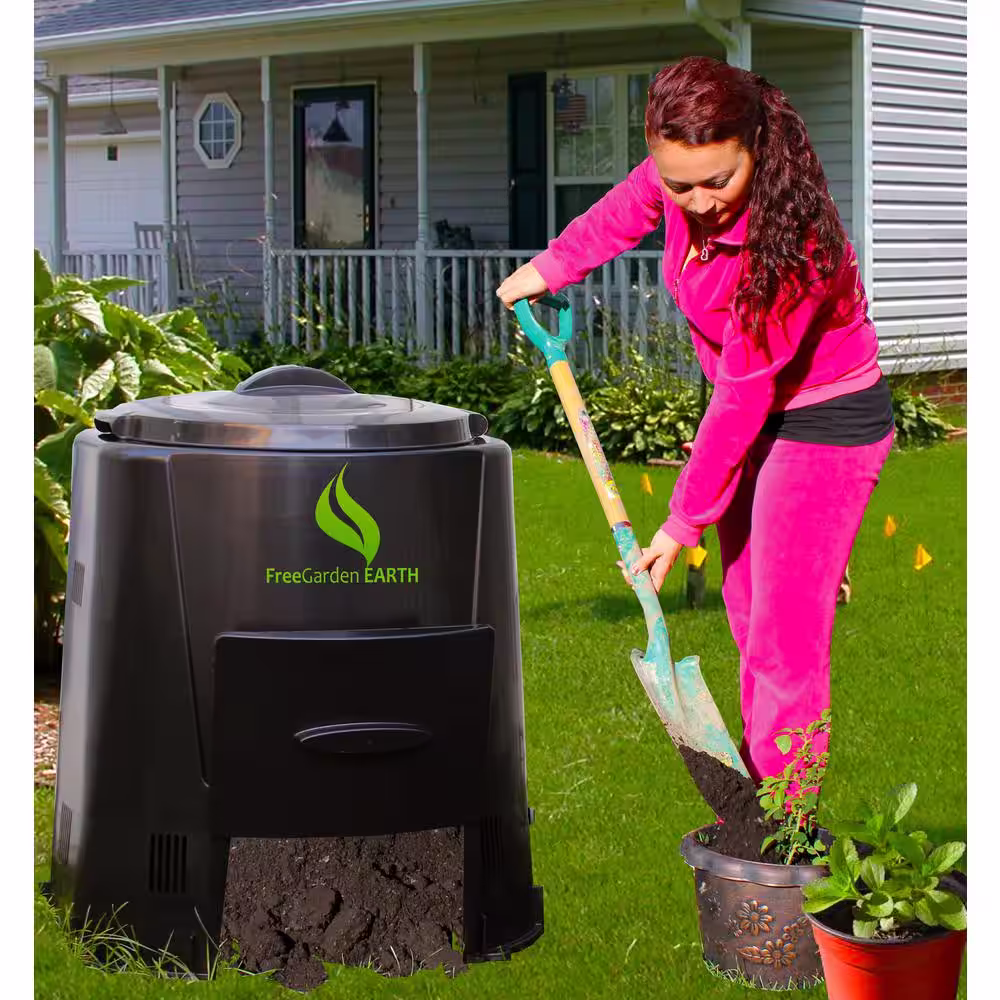 FreeGarden EARTH 82 gal. Enviro World Compost Bin