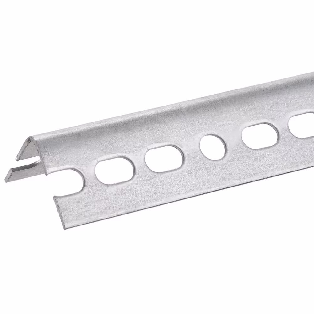 Everbilt 1-1/2 in. x 12 in. Zinc-Plated Slotted Angle