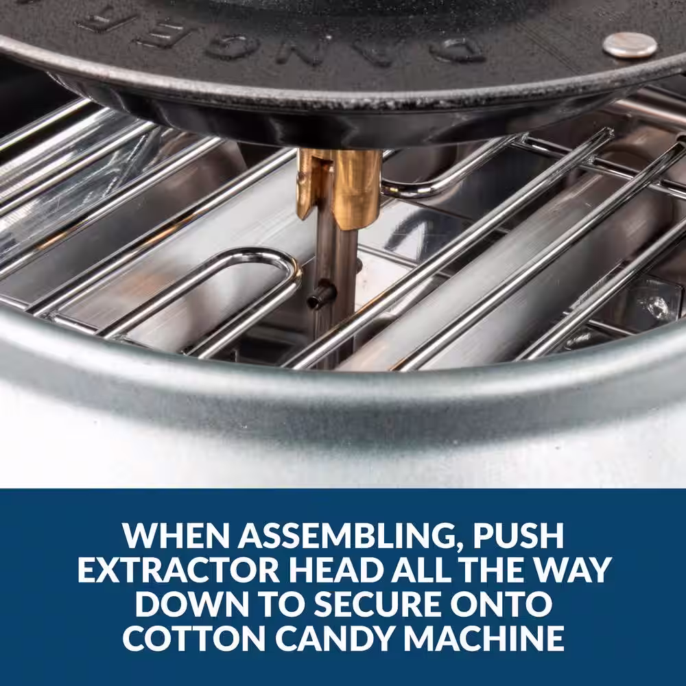 Nostalgia Retro Hard Candy Cotton Candy Maker